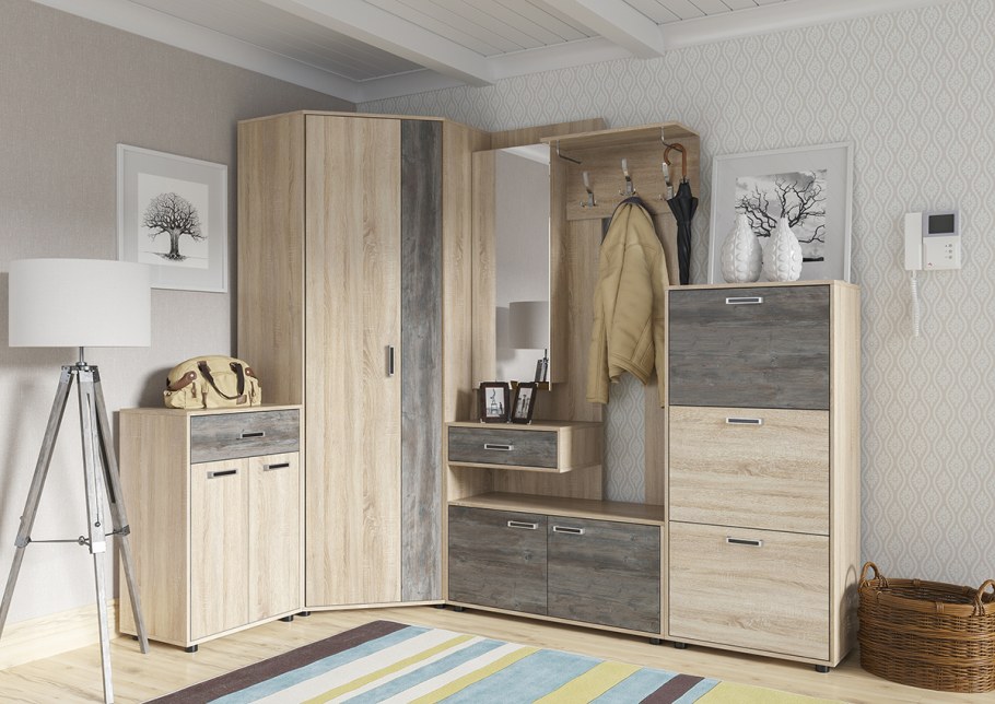 Визит 1 дуб сонома / сосна Джексон