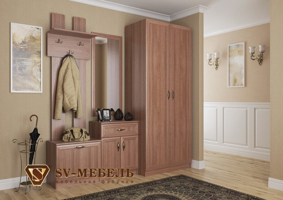 Вешалка с обувницей ВМ-24 Вега