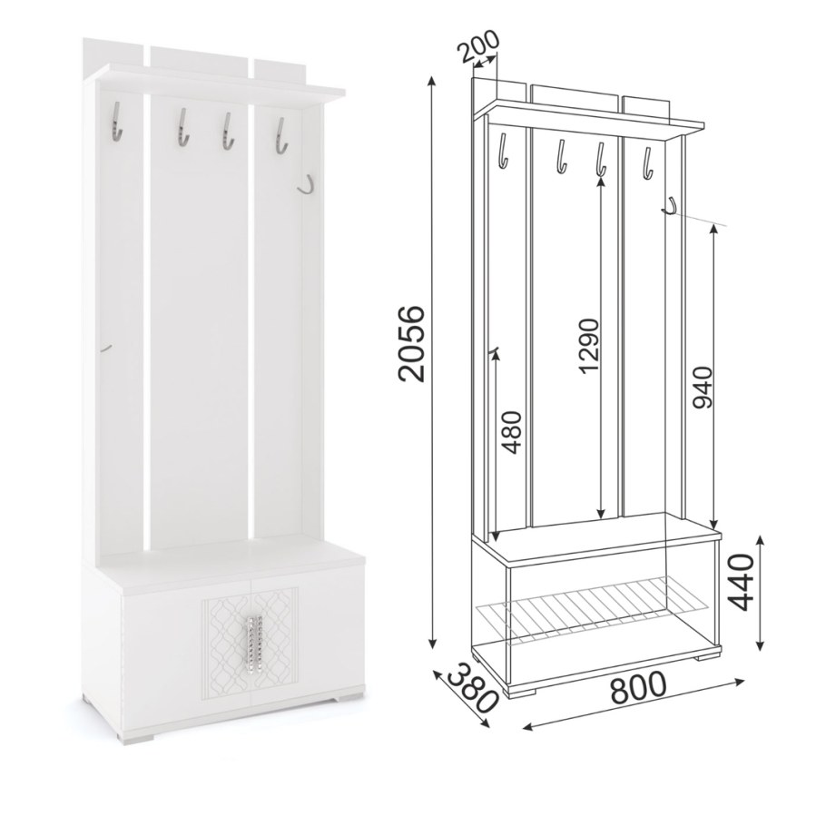 Прихожая Тиффани RINNER