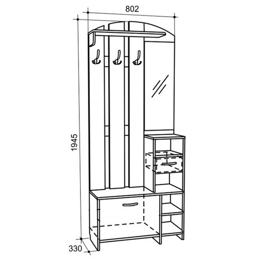 Прихожая Мебельсон Мила