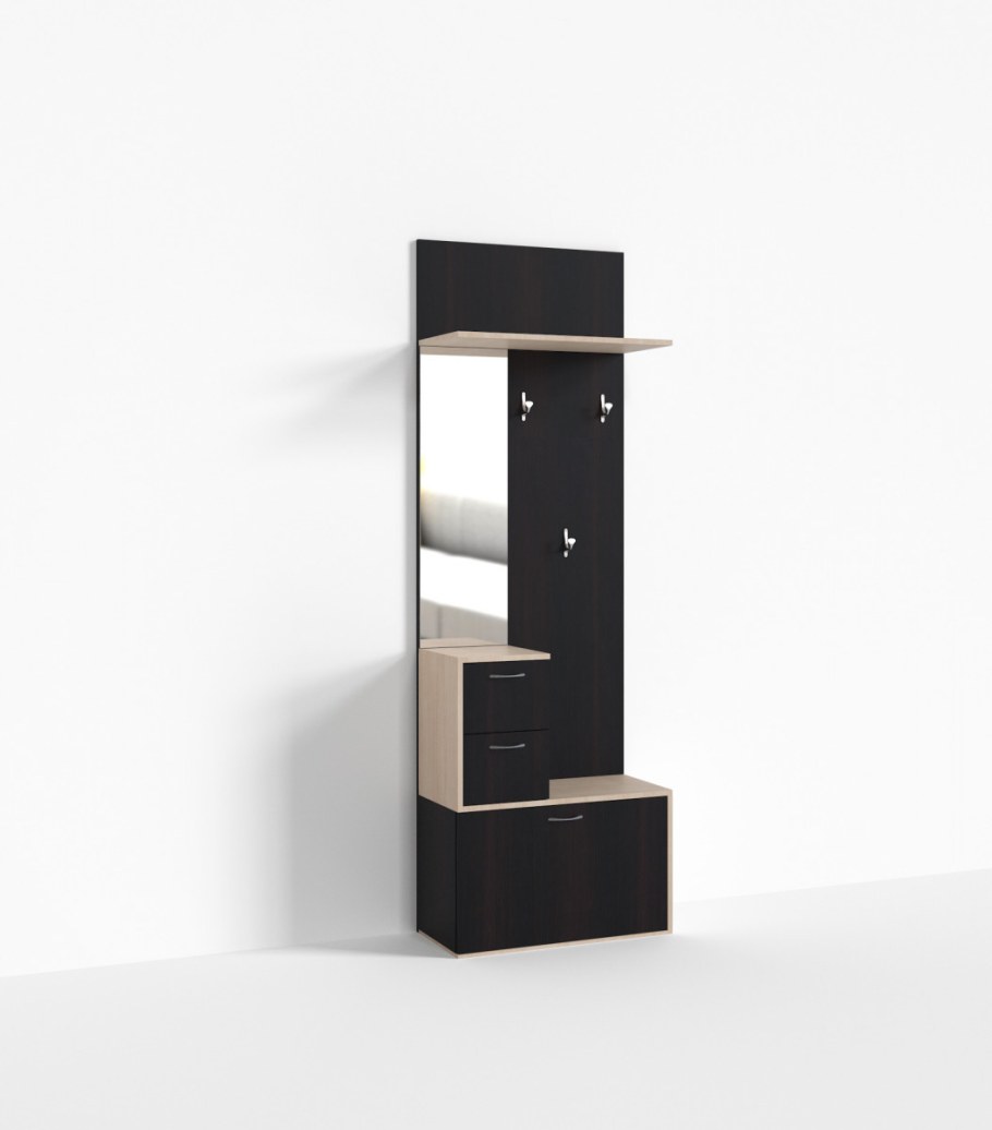 Тумба с зеркалом в прихожую маленькая