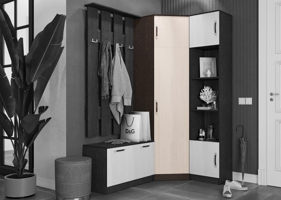 Шкаф угловой "Ронда" пршу 632.1