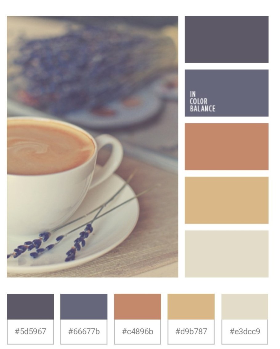 Сочетание кофейных оттенков