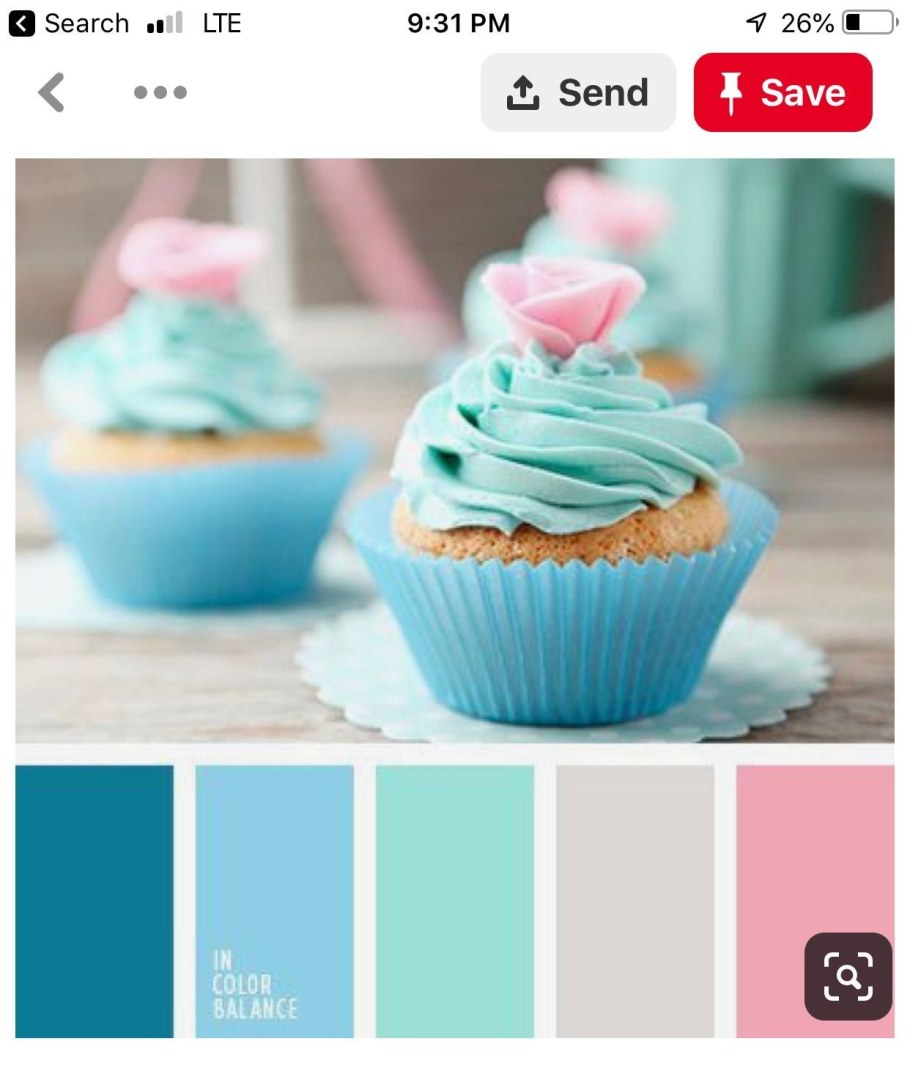 Бирюзовый сочетание цветов