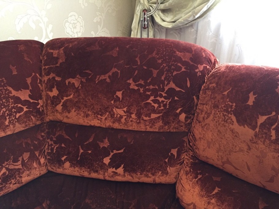 Материал флок для обшивки дивана