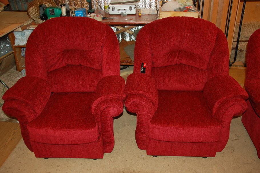 Мебель перетянутая флоком