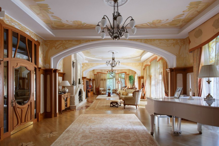 Интерьеры Модерн ар нуво