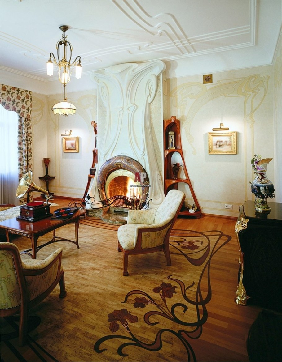 Интерьер арт-нуво арт-деко