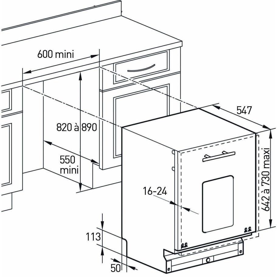 Посудомоечная машина de Dietrich DQF 754 xe1
