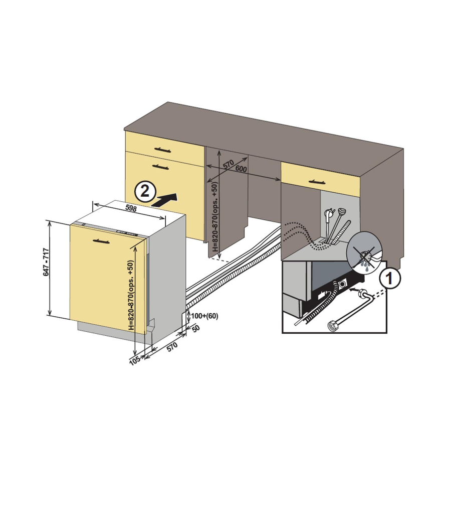 Jacky's посудомоечная машина 45