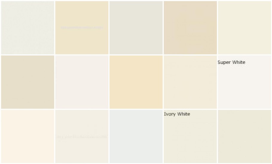 Цвет айвори палитра