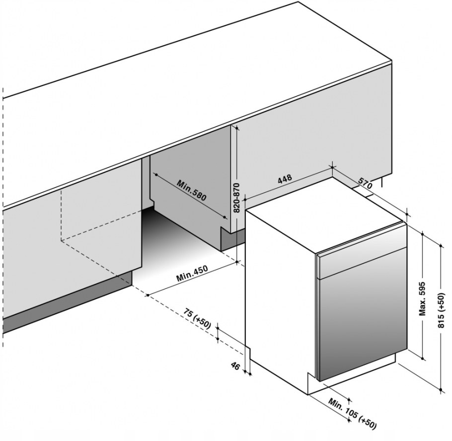 Посудомоечная машина de Dietrich DVH 1323 Jl