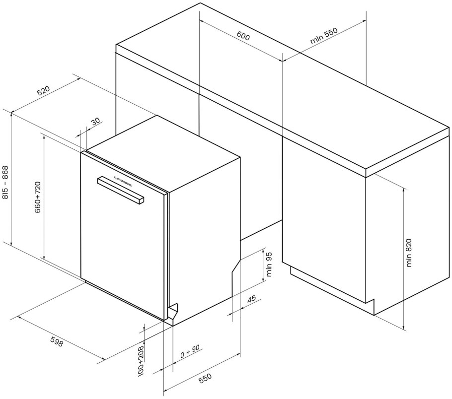 Посудомоечная машина Kuppersberg gl 4588