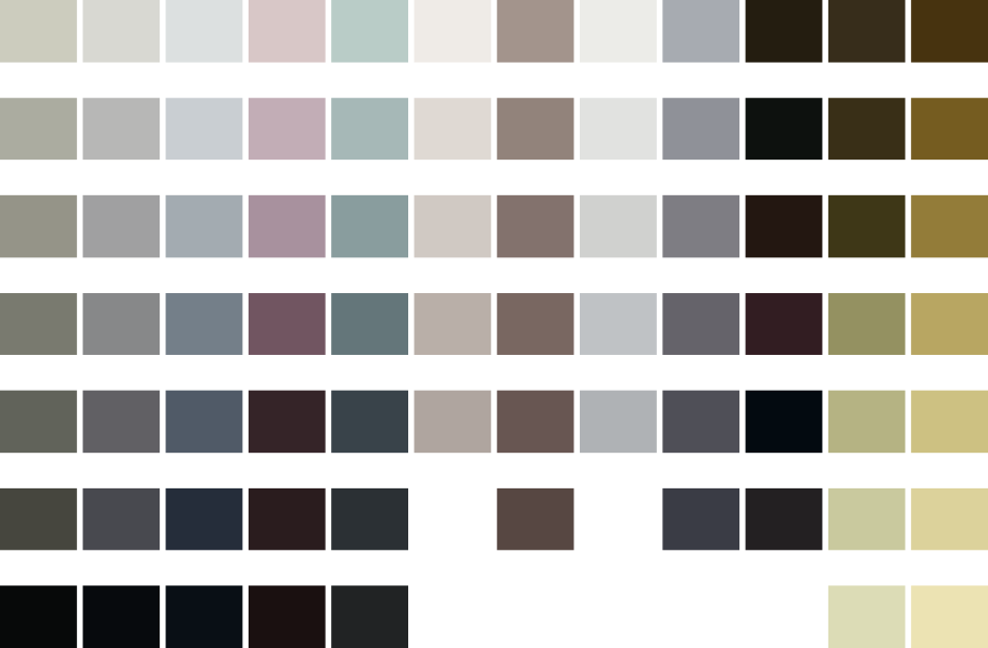 Цвет графит пантон