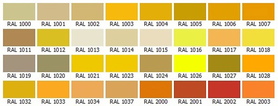 Палитра рал 1013