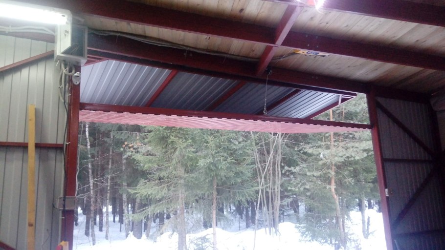 Поворотно откидные ворота