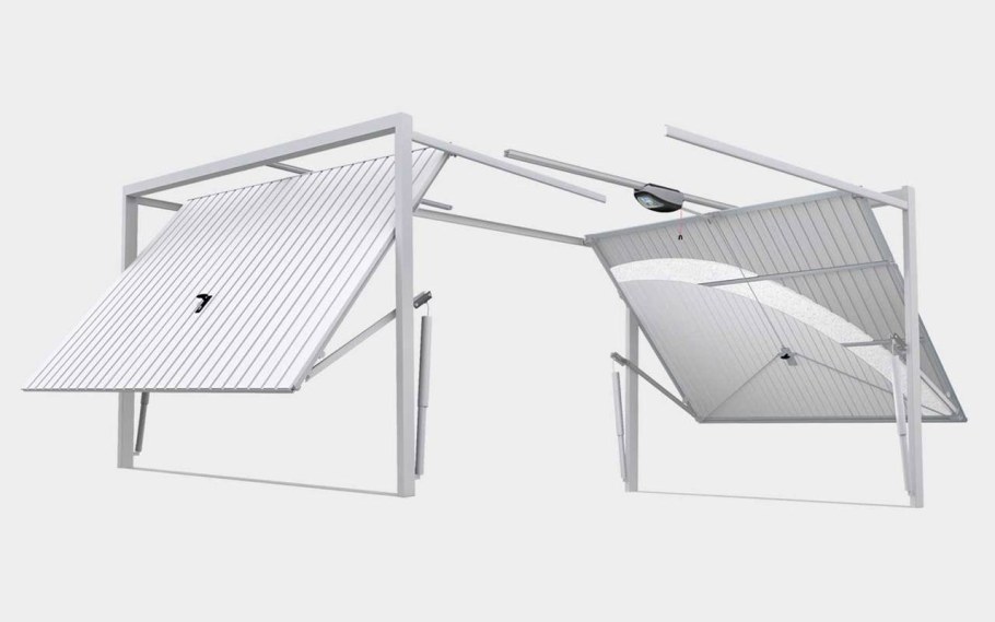 Ворота для гаража подъемные z система