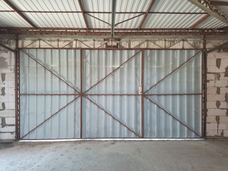 Подъемные складные ворота