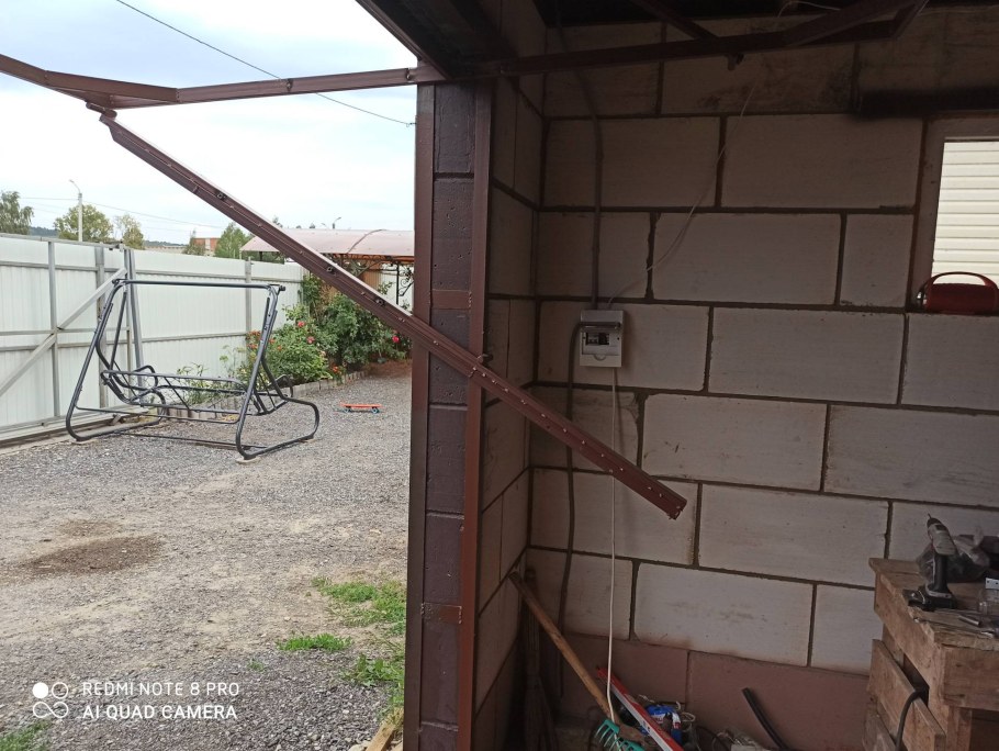 Самодельные подъемные ворота