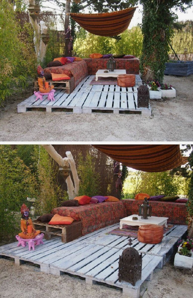 Зона отдыха на даче