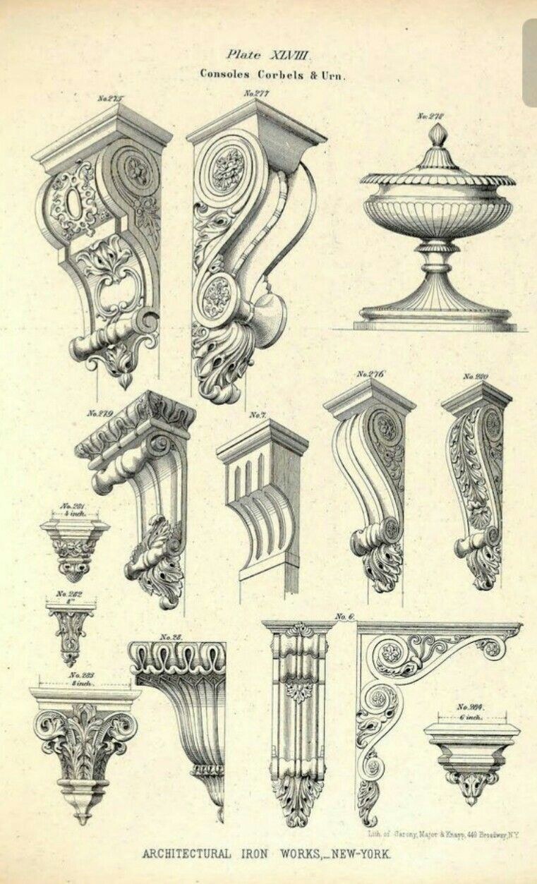 Кронштейн и модульон архитектура