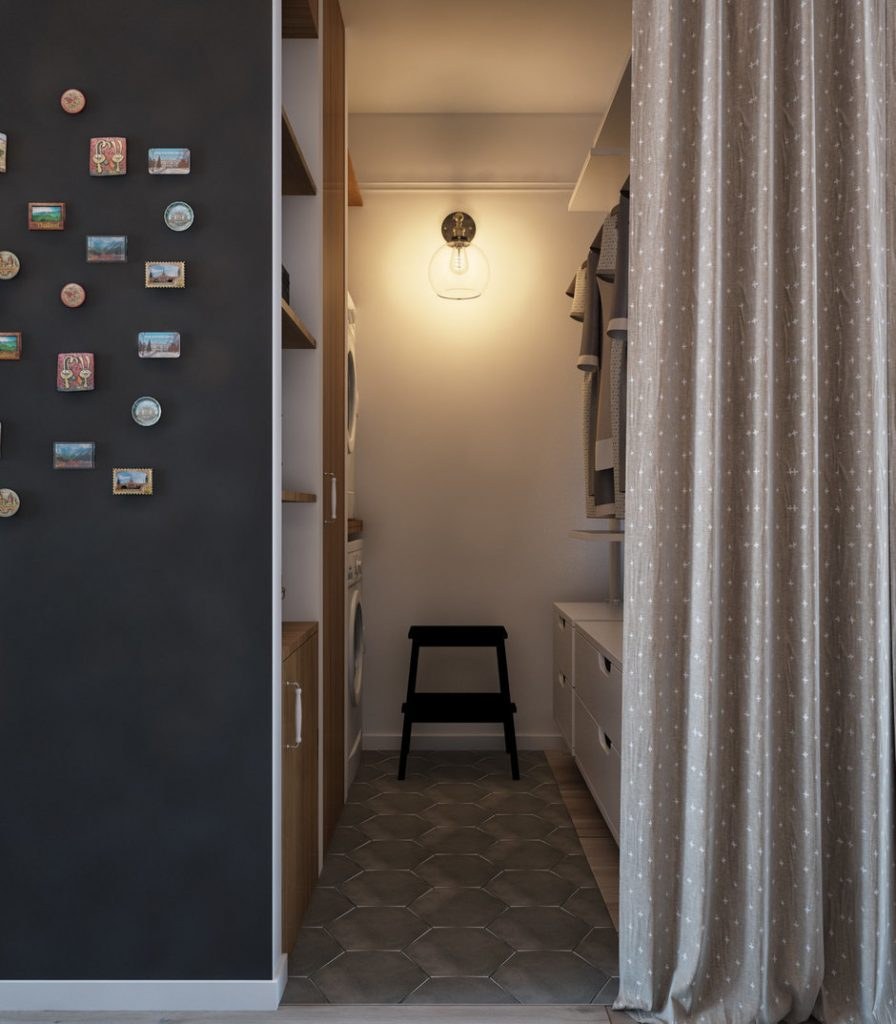 Штора в кладовку