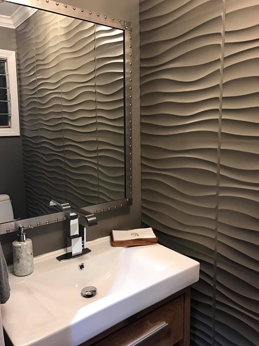 Декоративные панели в ванную