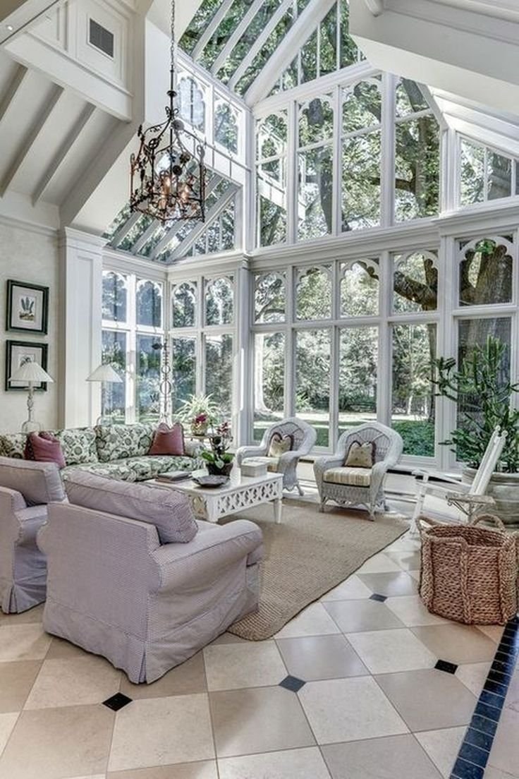 Гостиная с зимним садом