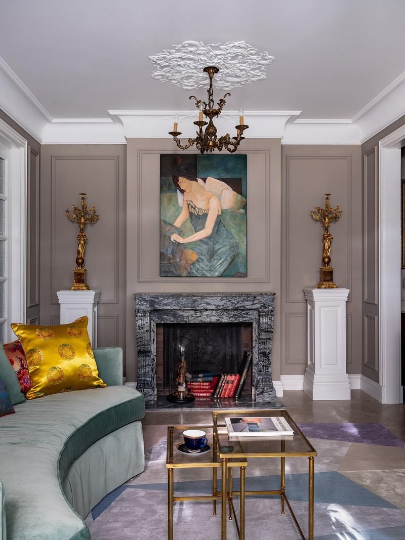 Камин в гостиной