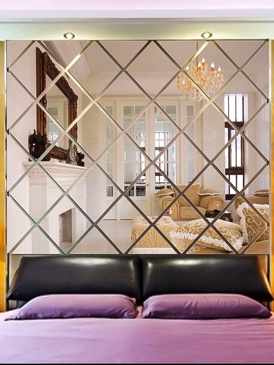 Зеркальные панели на стену