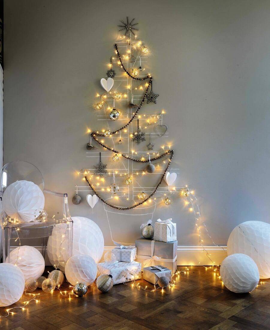 Украшение интерьера к новому году