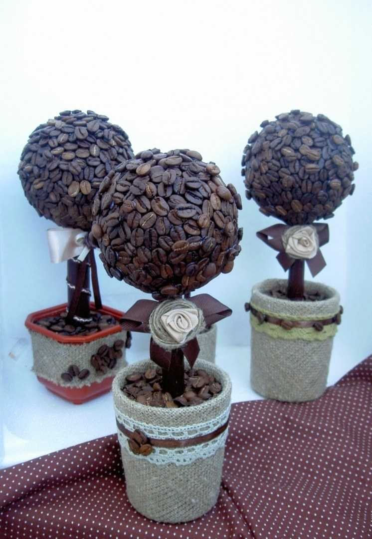 Топиарий из кофе