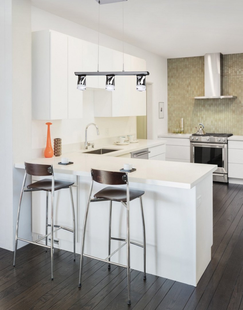 Светильники над барной стойкой