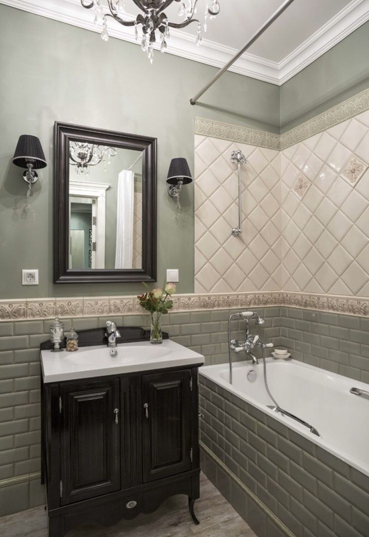 Ванная комната в классическом стиле