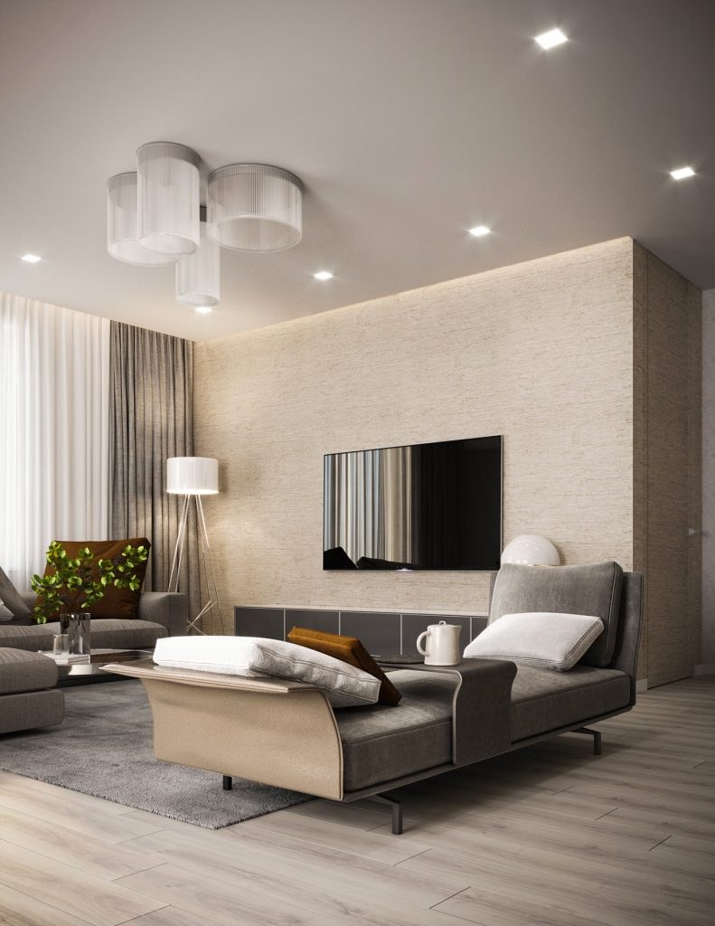 Интерьер в бежевых тонах