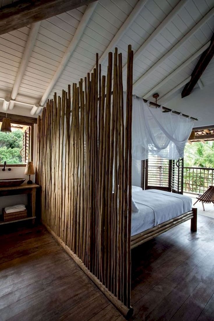 Бамбуковые перегородки в интерьере