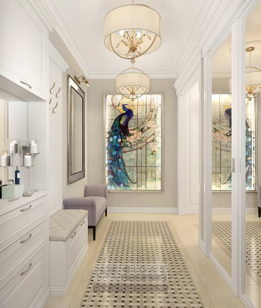 Прихожая Холл Неоклассика и АРТДЕКО