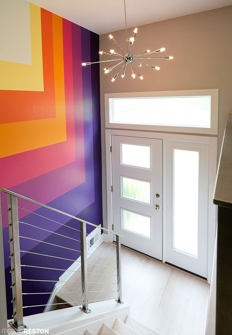 Необычная покраска стен