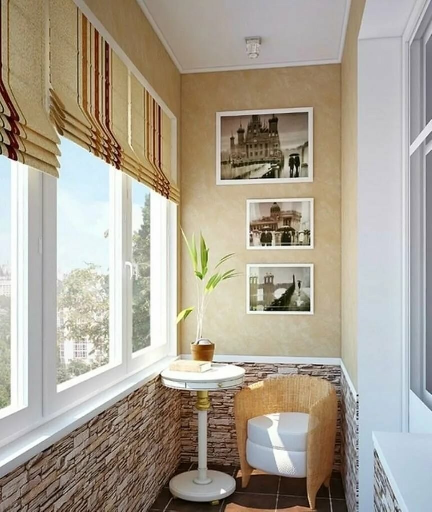 Отделка лоджии