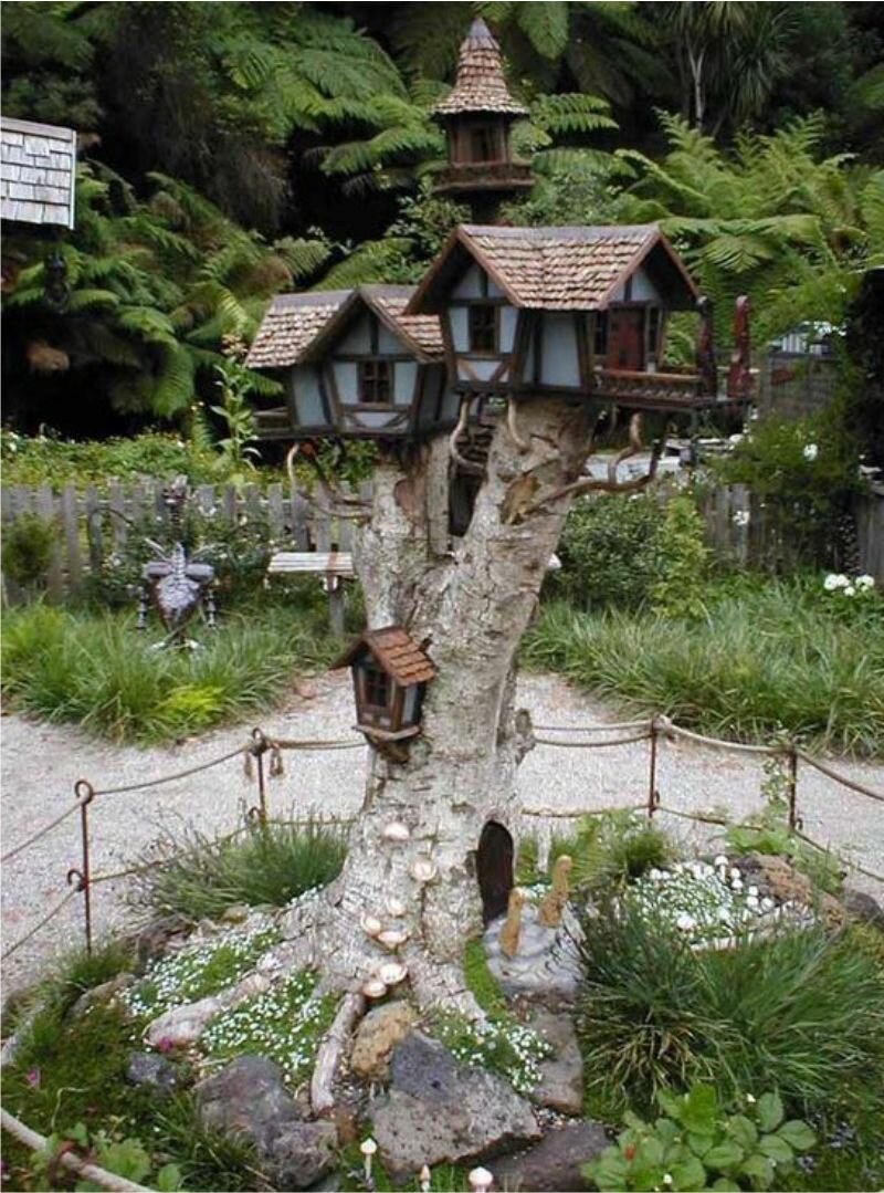 Декоративные постройки для сада