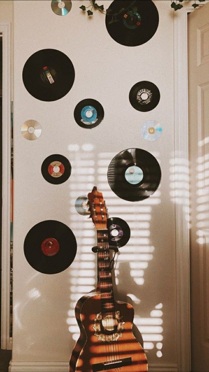 Пластинки музыкальные для декора