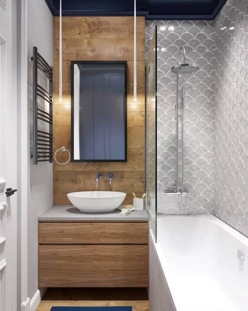 Современные небольшие Ванные комнаты