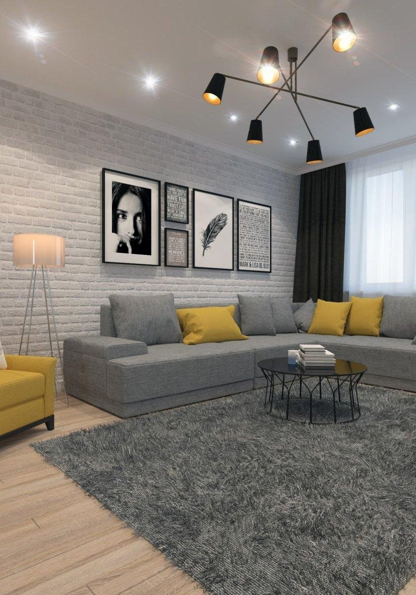 Гостиная втсером цвете