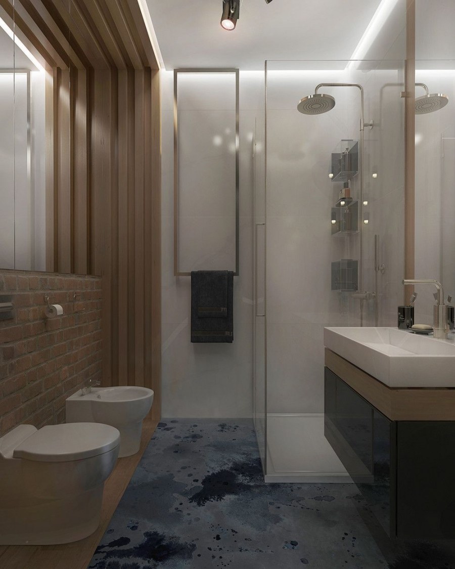 Санузел 3м2 лофт