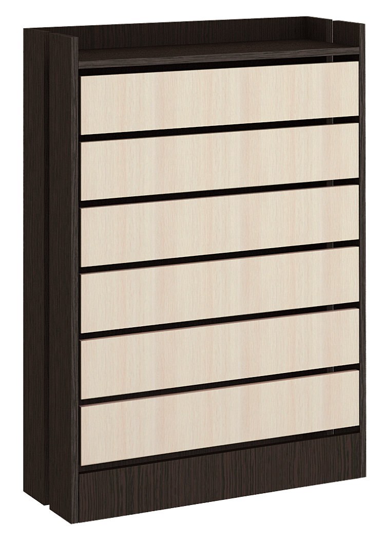 Обувница ЯПТ-1 Ямайка 450x270x1026 венге/дуб молочный