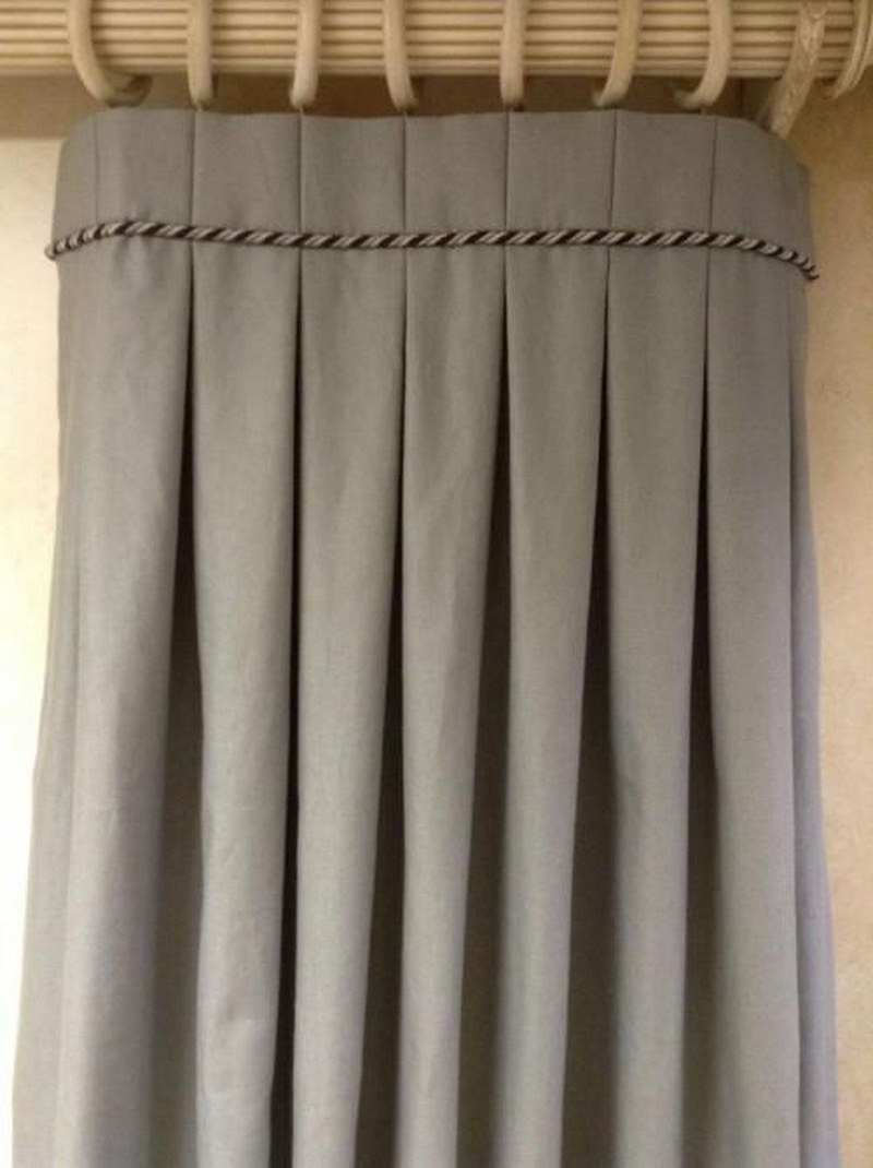 Шторная лента бантовая складка