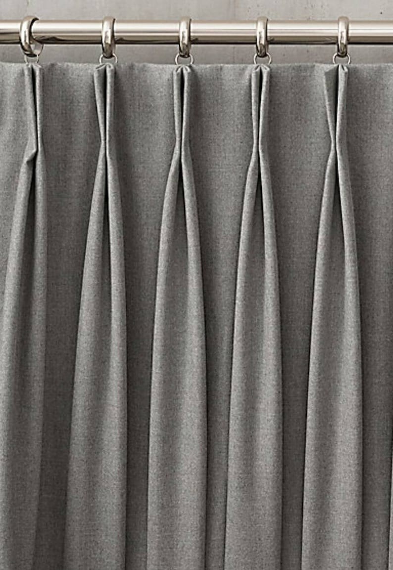 Шторная лента бантовая складка