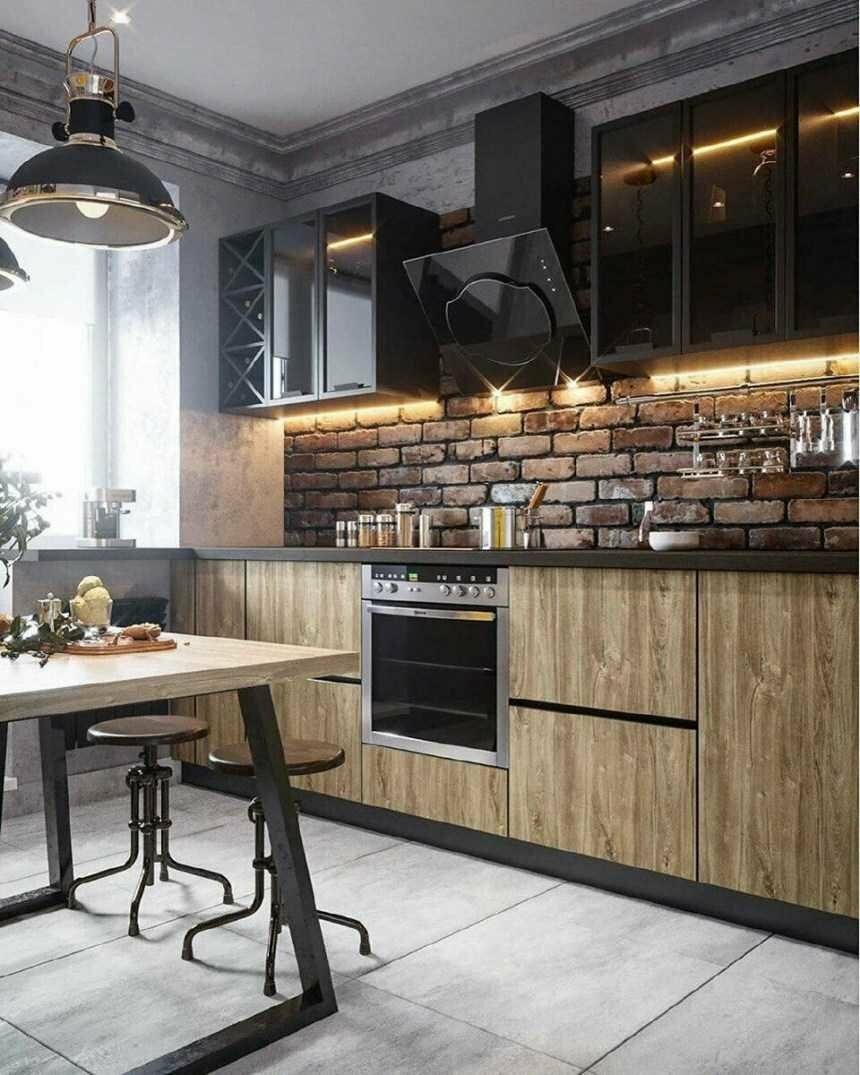 Кухня лофт хофф