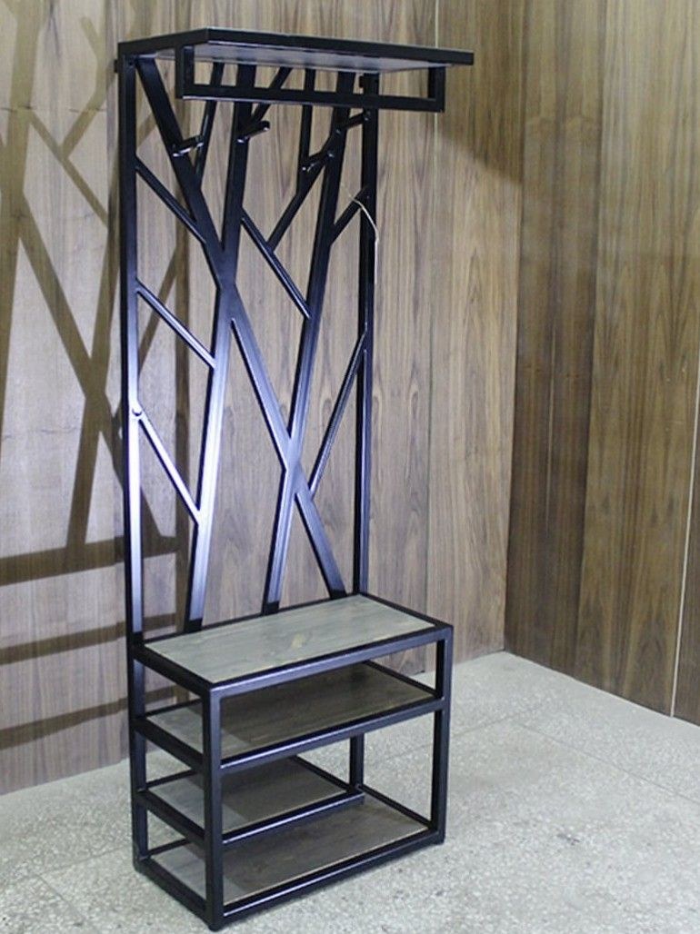 Индустриал лофт мебель из металла и дерева