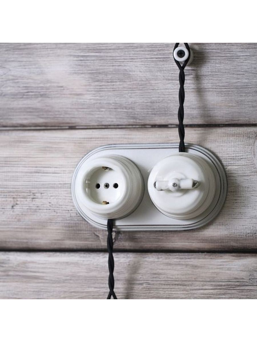 Ретро кабель в интерьере